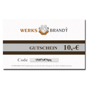 GUTSCHEIN 10,- EURO 