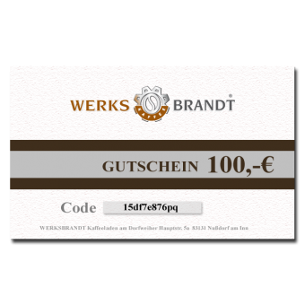 GUTSCHEIN 100,- EURO 