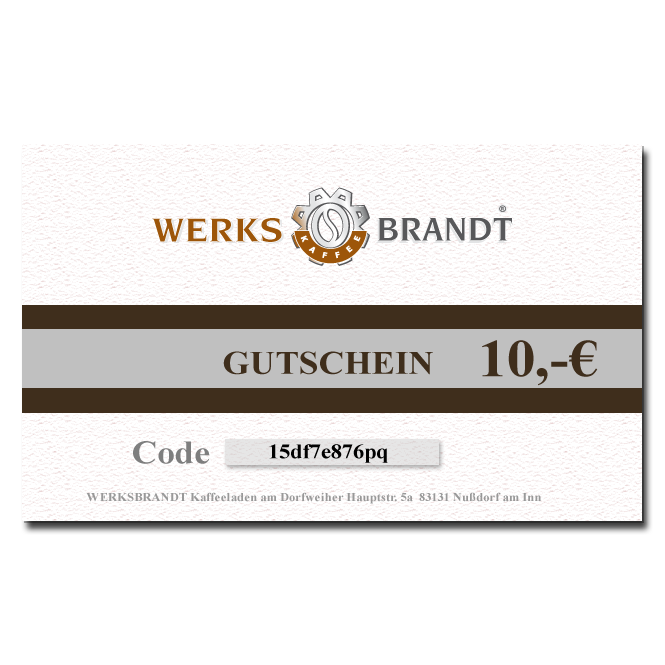 GUTSCHEIN 10,- EURO 